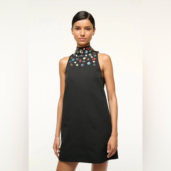 STAUD | Dresses | Staud Finn Dress Black Celestial S